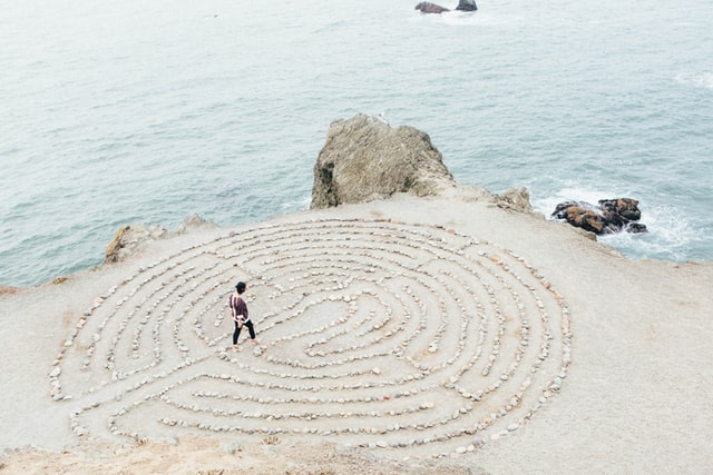 labyrinthe et découverte